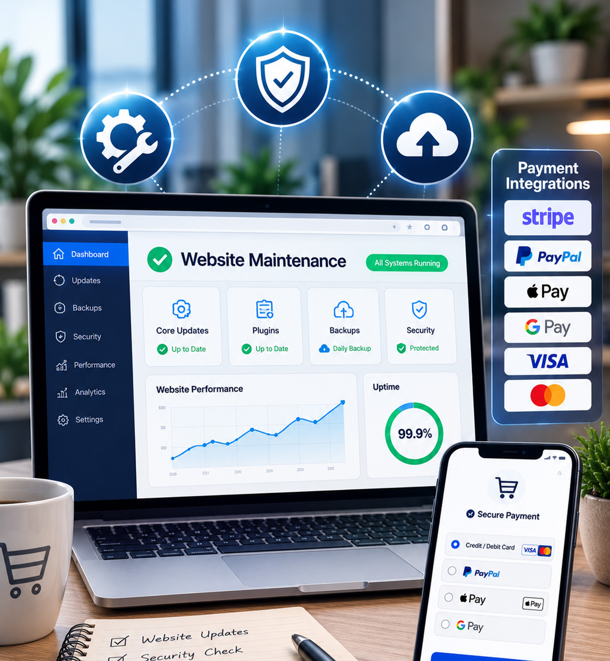 Website Maintenance and Payment Gateway Integration Dubai